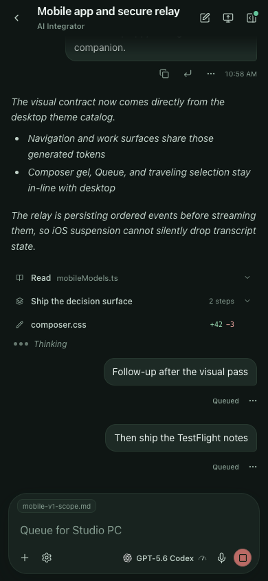 AI Integrator Chat in the Juniper theme.